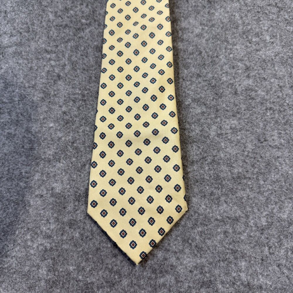 Stafford Mens Dress Tie 100% Silk‎ Yellow